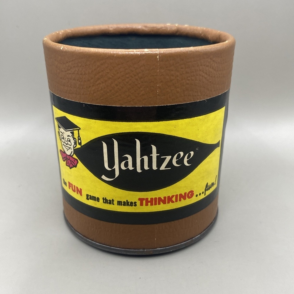 1956 Yahtzee Dice‎ Cup Replacement Cup Vintage Board Games